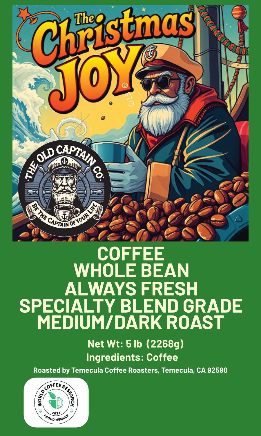 The Christmas Joy! Season Special Blend Coffee.