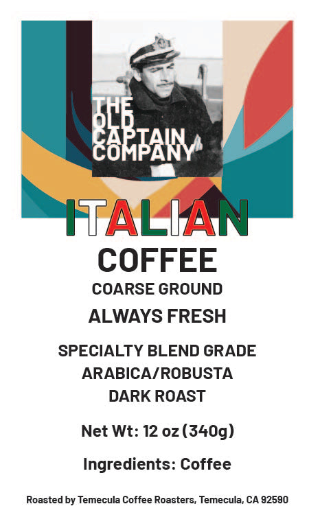 Coffee special blend italian style.