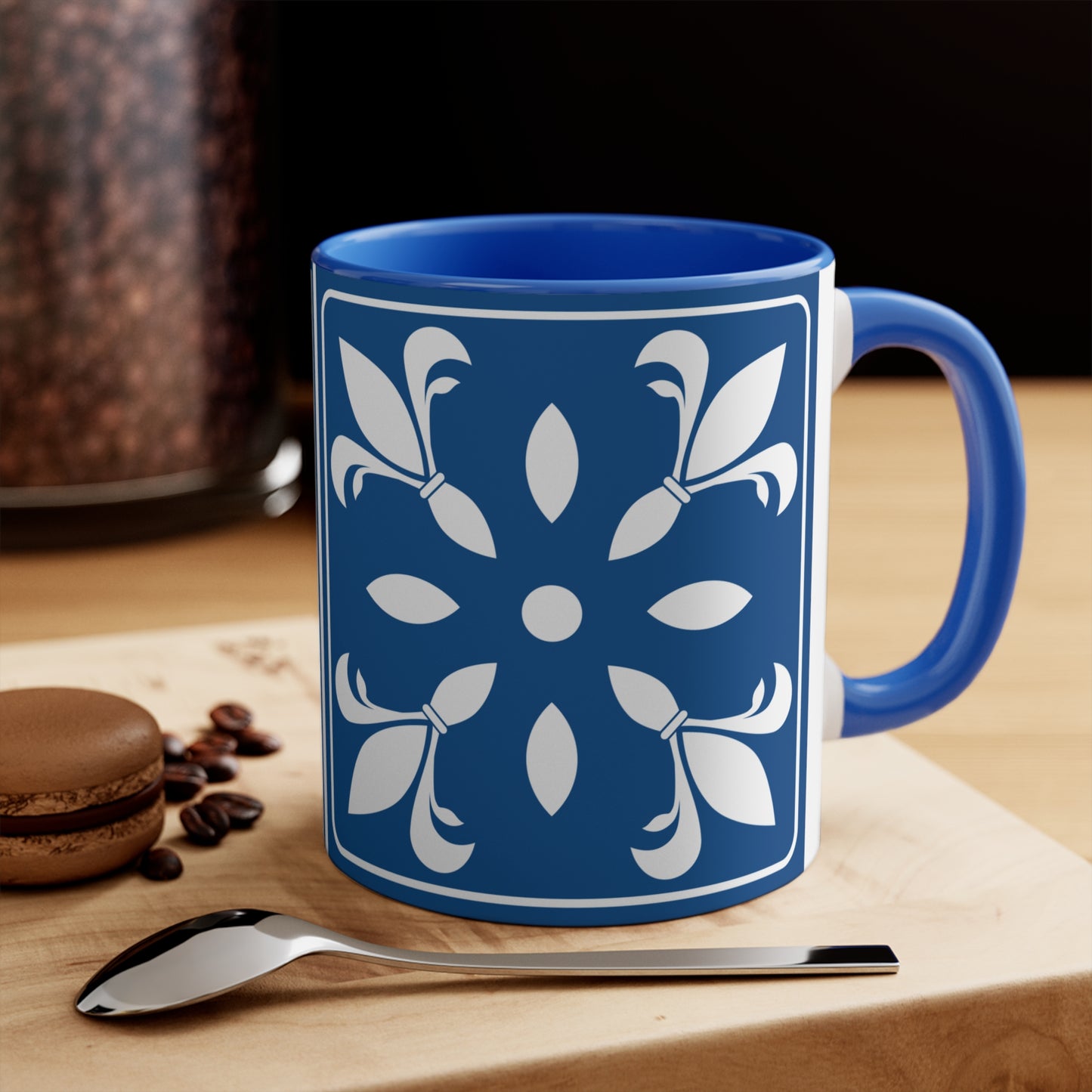 Blue Mediterranean Tile 11oz  Mug