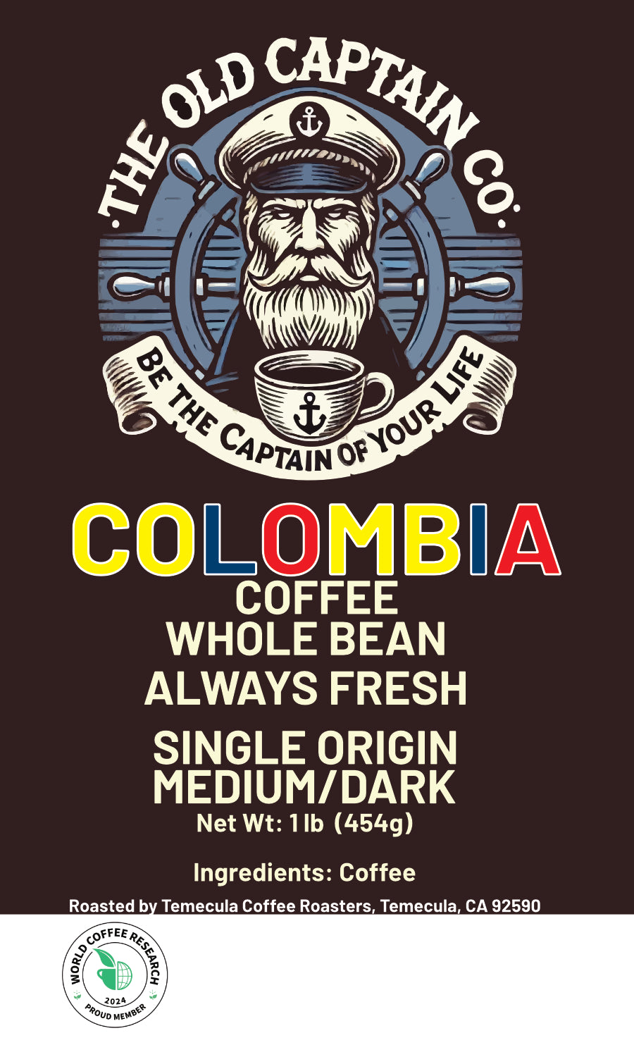 Coffee single origin Colombia