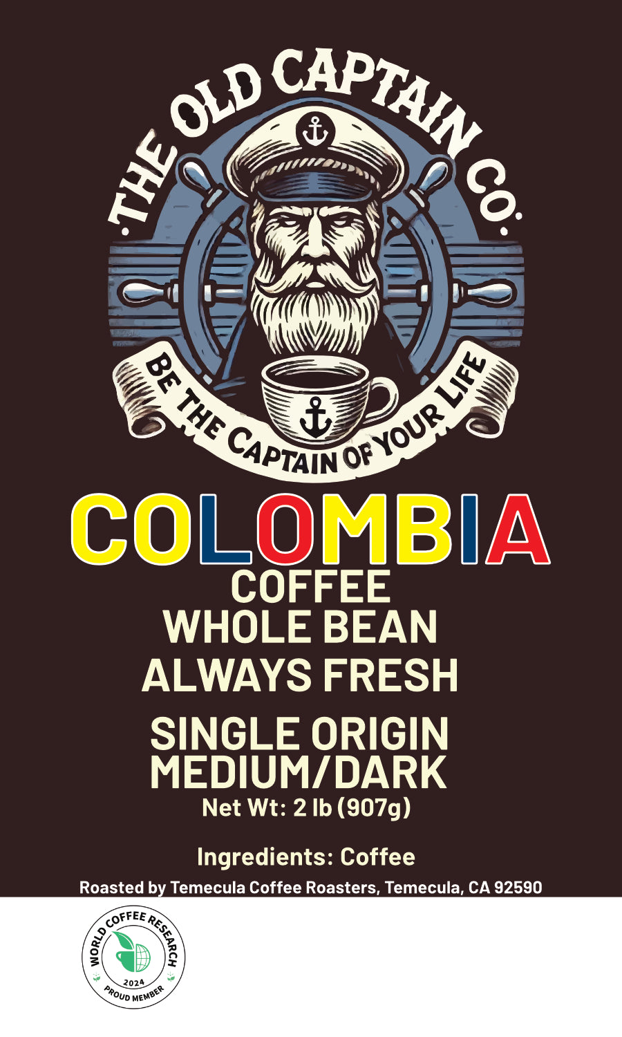 Coffee single origin Colombia