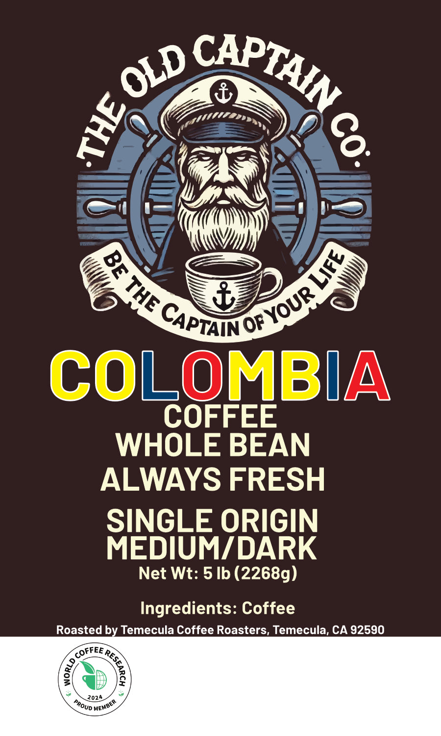 Coffee single origin Colombia